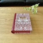  “Rosemary Book”  本みたいなボックス　Book型ボックス　BEST OF MORRIS  ブラザーラビット　（レッド）