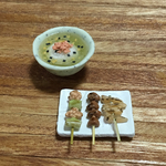 『新橋のお父さん』■鮭茶漬け・焼き鳥盛り合わせ■ミニチュアフード ２個セット