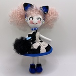 ハンドメイドドールチャーム　バックチャーム　お人形