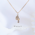 ハート ステンレス チェーンネックレス   華奢　オフィス　可愛い　シンプルネックレス