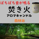【焚き火アロマキャンドル】森林浴【ソイキャンドル】