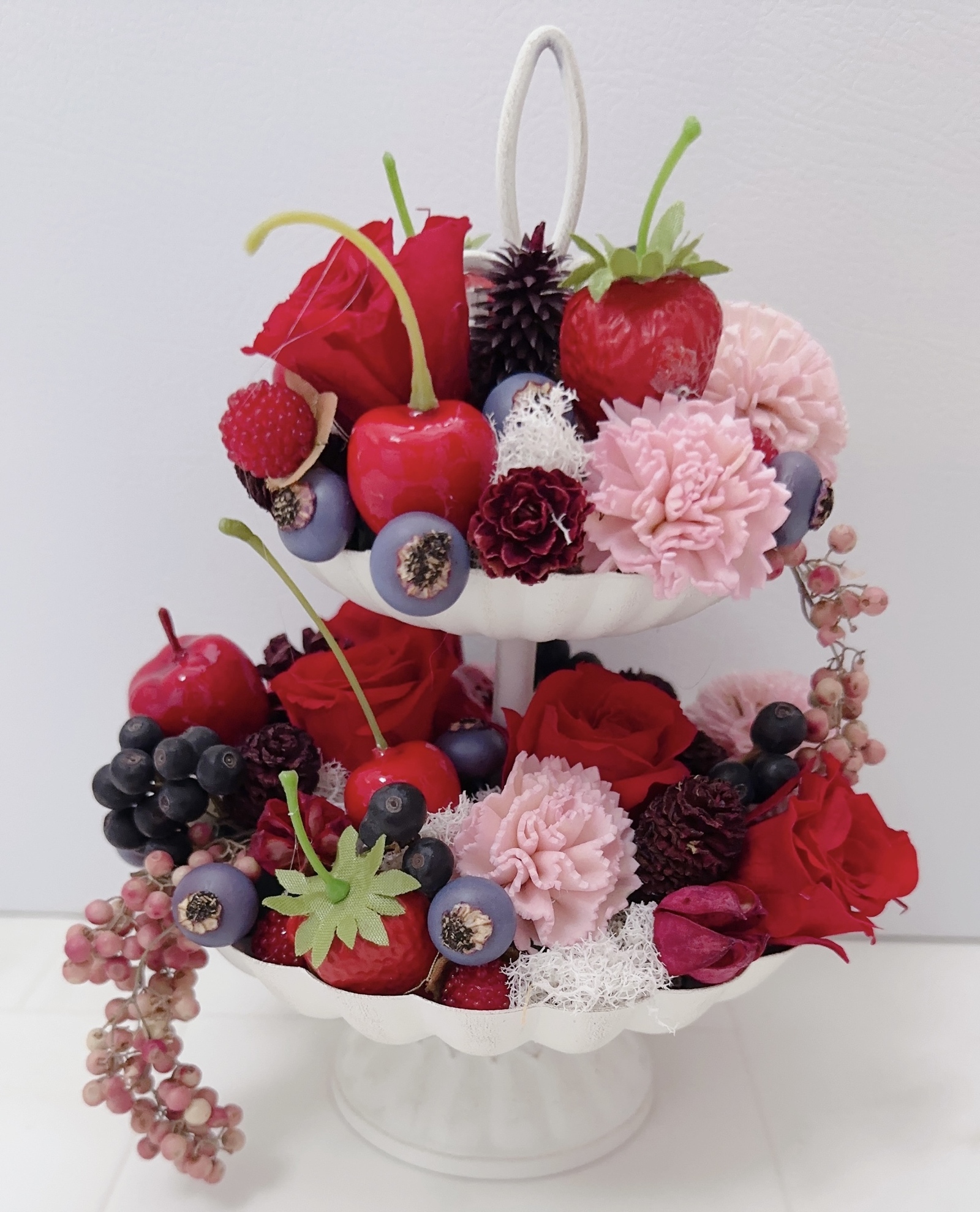 strawberry?ケーキスタンドアレンジ? 6,120円