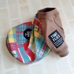 【受注製作】バッチワーク柄のカジュアルTシャツ