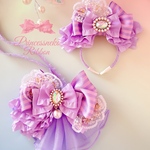カチューシャ&チョーカーセット🎀robe🎀ラベンダープリンセス②👸💜