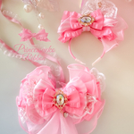カチューシャ&チョーカーセット🎀フロア🎀ピンクプリンセス②👸💖