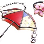 【Ｙ様オーダー品】サンキャッチャー＆ヘアゴム（２点）