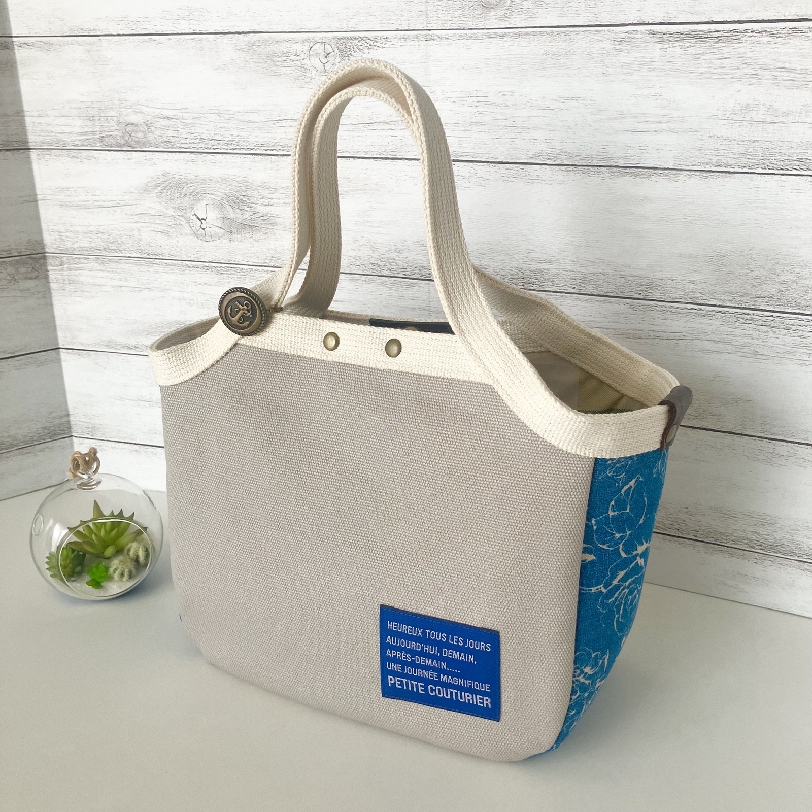 麻紐巾着バッグ ショルダーバッグ BK - handmadeshop＊HARU