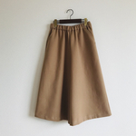 【秋冬】ガウチョパンツ /  コットンストレッチ　キャメル  L-78 /  サイズM〜L  L〜L L★M〜Lサイズのみとなりました★