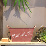新作！小物入れにも最適なリメ缶 ステンシル BROOKLYN