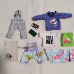 【SALE】お洋服詰め合わせ3l《ねんどろいどどーる/オビツろいど標準/脚長》