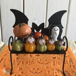 ガラスのハロウィンオブジェ(マトリョーシカ)A