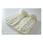 完成品　Tree of life knit 