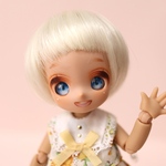 ●メイクカスタム　out of Base製 OBドールヘッド 『OTOKO』（褐色）ドールセット 【SUMMER】（カスタムOBヘッド+おまけレジンアイ＋アウトフィット+ボディ）