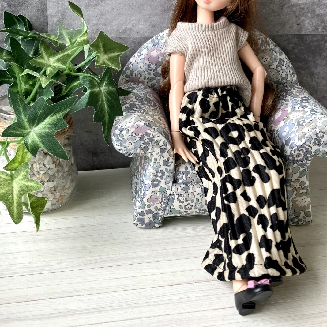 バービー♪ アニマル柄シャツのセット ジェニー 1/6ドール