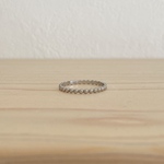 サージカルステンレスのつぶつぶリング　Rosary