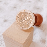 ★New★シーリングスタンプ【送料無料❤︎】ヘッド　アンティーク　手紙　招待状　ハンドメイド