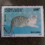 アメリカンショートヘア・猫切手ブローチ (ベトナム)