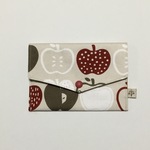 通帳サイズのケース『りんご』