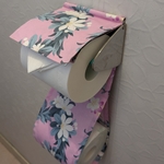 ナウパカの花ピンク　トイレットペーパーホルダーカバー