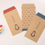 【再再販】ペンギンの"ほんのきもち"ぽち袋セット★パッケージ入れ♪