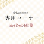 na-s2-ex-ldh様専用【ご予約・速達】命名書オーダー「祝い梅」A4サイズ