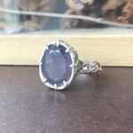 sale☆大木の指輪*アイオライト 天然石 sv925　一点物