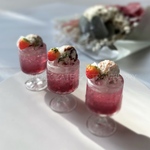 マーブルチョコアイスのいちご🍓ソーダ (ミニチュア/置物)