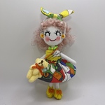 ハンドメイドドールチャーム　バックチャーム　お人形