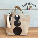 tuttifun＊•⚫︎● ribbon bag ●⚫︎•