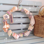 天然shellの優しいwelcomeリース♪