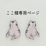 ここ様専用ページ ✱ 猫ピアス