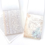 アンティーク デザインペーパー 100枚セット《Lace Flower》 [P327]