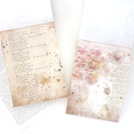 アンティーク デザインペーパー 100枚セット《write》 [P328]