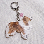 シェルティキーホルダー　犬のキーホルダー