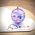 半球の雲レジン   夕暮れ空にかかる虹