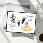 双子 兄弟 姉妹 家族 足形ポスター 【写真付き】