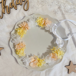 【送料無料】ベビーキッズ花冠♡ビタミンカラー　子供用花冠　はなかんむり　大人用花冠　誕生日　バースデー　100日祝い　ハーフバースデー　結婚式　リングガール　七五三