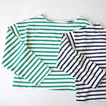 ﾓﾘﾉｶﾞｯｺｳ 【2枚セット】誰にも似合う☆厚手コットンボーダーロンT