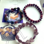 SALE【JIRI3連セット】JIRI＊IVANA#czech beads#チェコビーズ　flower＊Monstera leaf＊FP mix assort