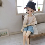 リカちゃん服　シアーシャツ