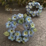 青のブローチ〜勿忘草〜