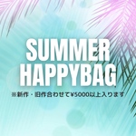 SUMMER HAPPY BAG 福袋　フレークシール　ステッカー　文房具