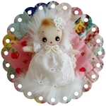 No.597＊ふわふわベビードレスの子約8センチ