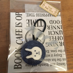 くるみボタンのヘアゴム