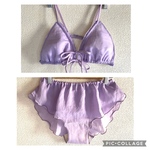 ゆるブラ&ふんどしパンツ 上下セット　リラックスブラ　リラックスショーツ　リネン100%ローン生地