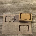 【コラボ】枠-Va ナチュラルver. - Frame-Va Natural ver. - [ラバースタンプ]【cona_3 × wood+orange】