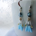 波打ち際のピアス/イヤリング