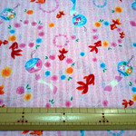 【受注製作致します】　甚平（ピンク×金魚）サイズ90・100・110・120cm