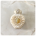 Perfume Bottle 〜Coup de Coeur〜ビーズ刺繍ブローチ