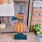 パンプキンマン♡ウッド【インテリア雑貨】アンティークカラーが素敵なハロウィン雑貨